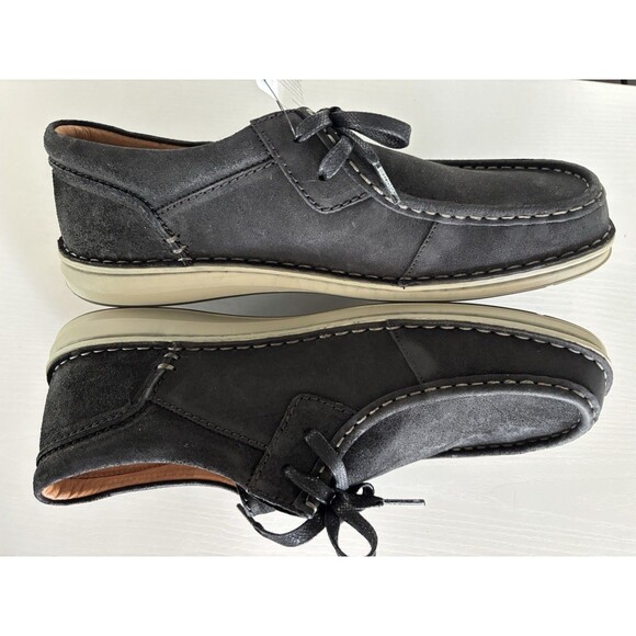 Birkenstock Pasadena III Suede Leather Black Moc-Toe Shoe Men’s 12 /EU 45 - Picture 5 of 10